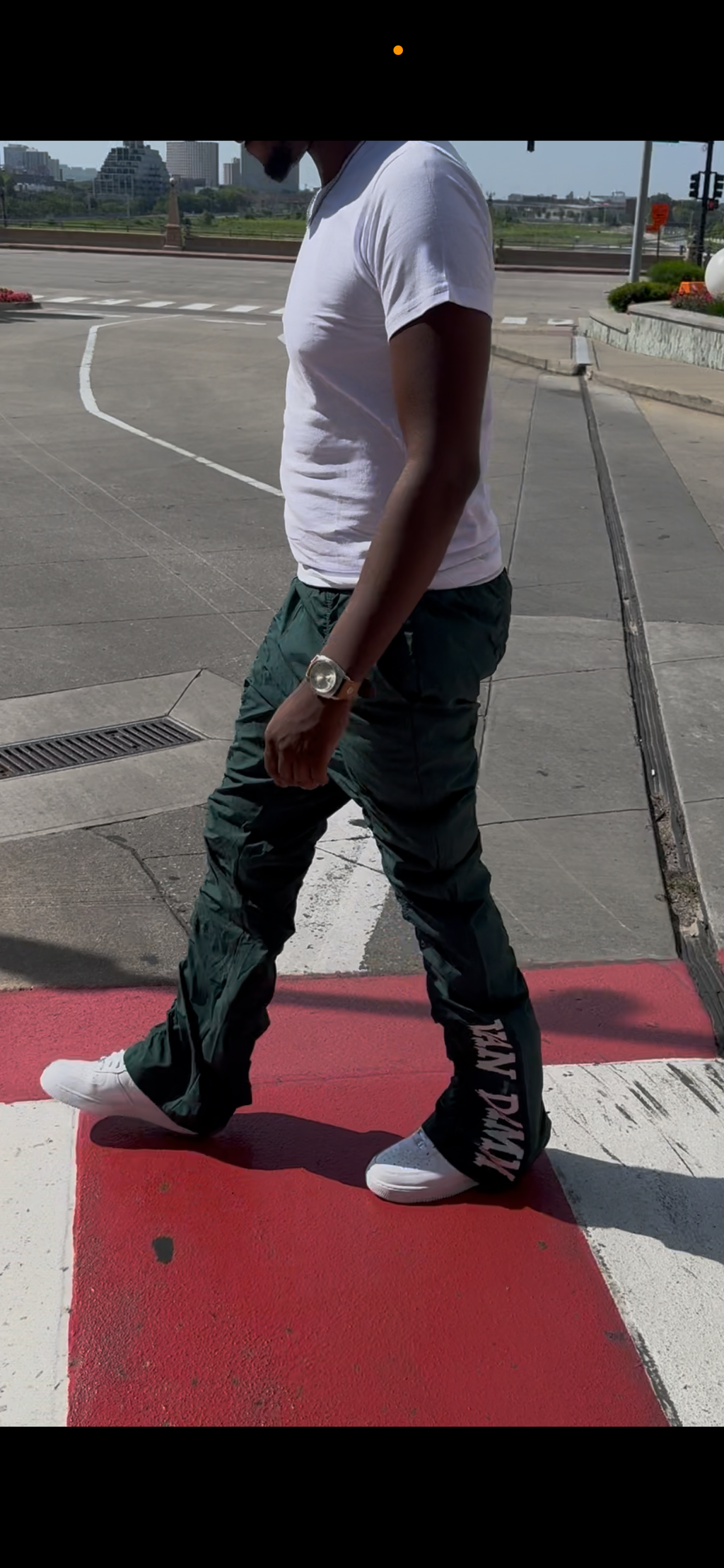 Van Damm Green Joggers